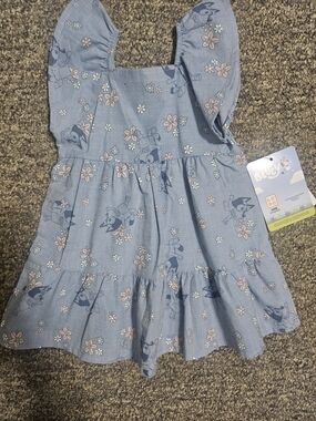 Bluey Floral Dress 12m